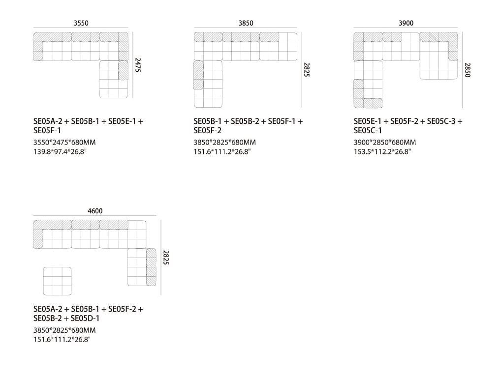 Кожаный диван HC28 maison PLAID ARCH-00053508 - Вид №9