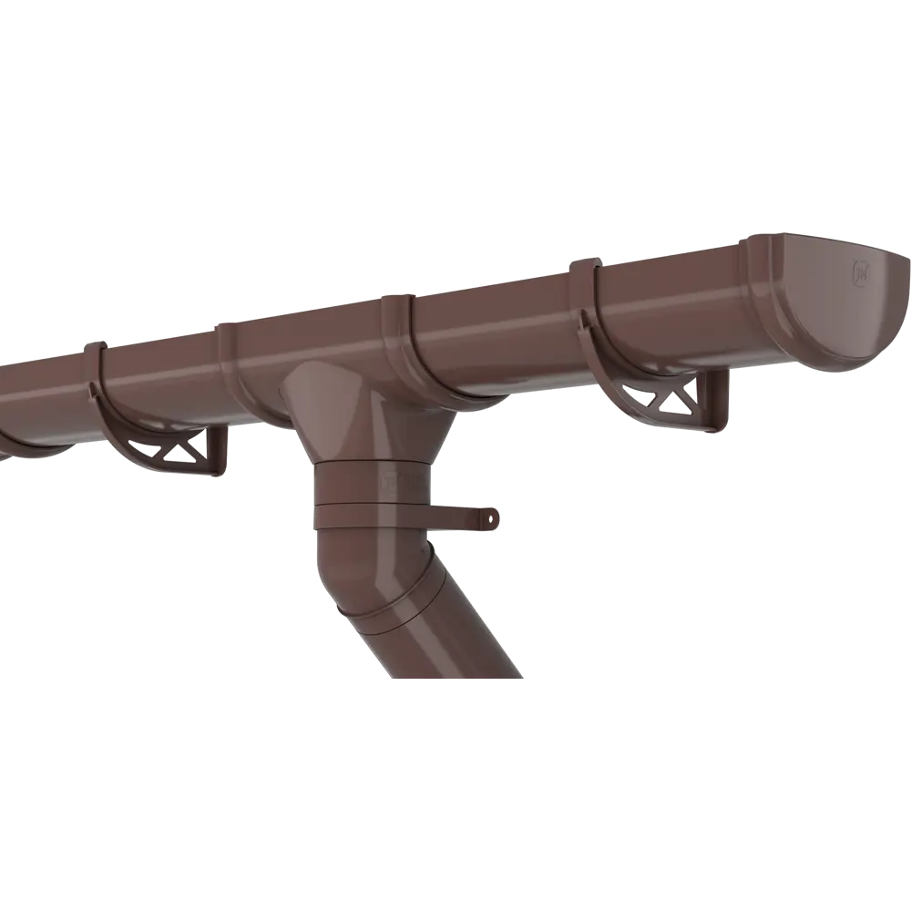 Соединитель желоба ПВХ Технониколь Оптима 12 мм 120 мм цвет коричневый STLM-2007570 - Вид №2