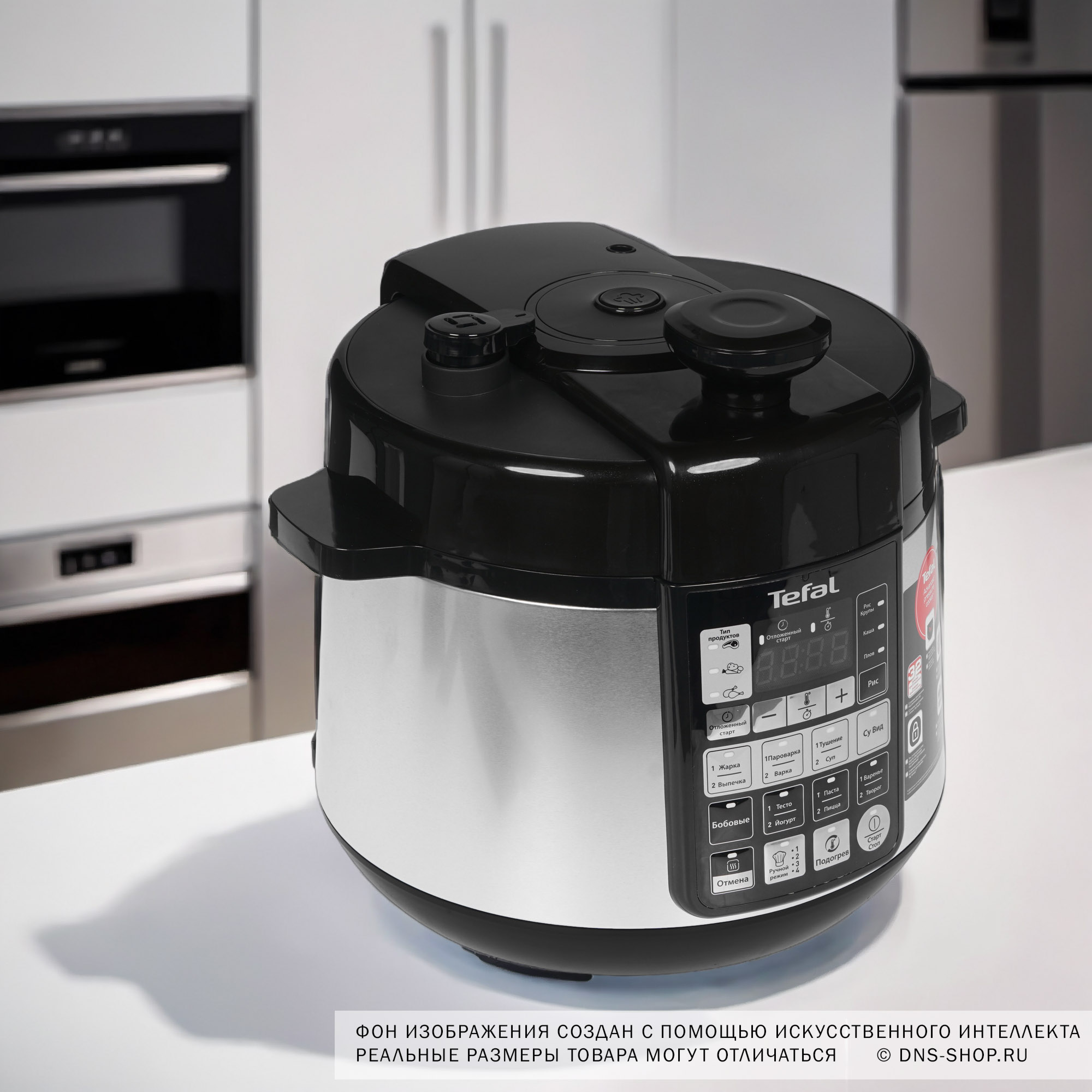 8122392 Мультиварка-скороварка Tefal CY621D32 серебристый STDN-0112369 - Вид №18