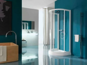 Samo Душевая кабина полукруглая с поддоном Dinamica