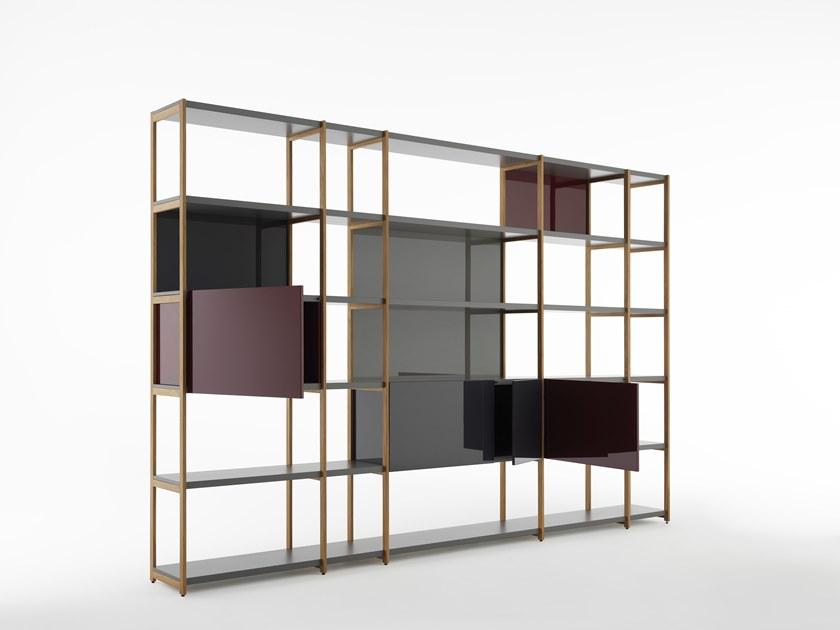 Casamania & Horm Модульный деревянный книжный шкаф с контейнерами Solaio sun-id-1439894 - Вид №2