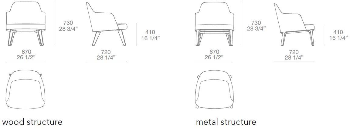 Poliform Кожаное кресло с подлокотниками Jane sun-id-1472178 - Вид №2