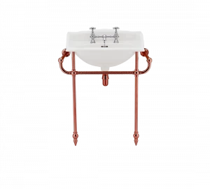 Gentry Home Large basin white Victorian Медь GH100991