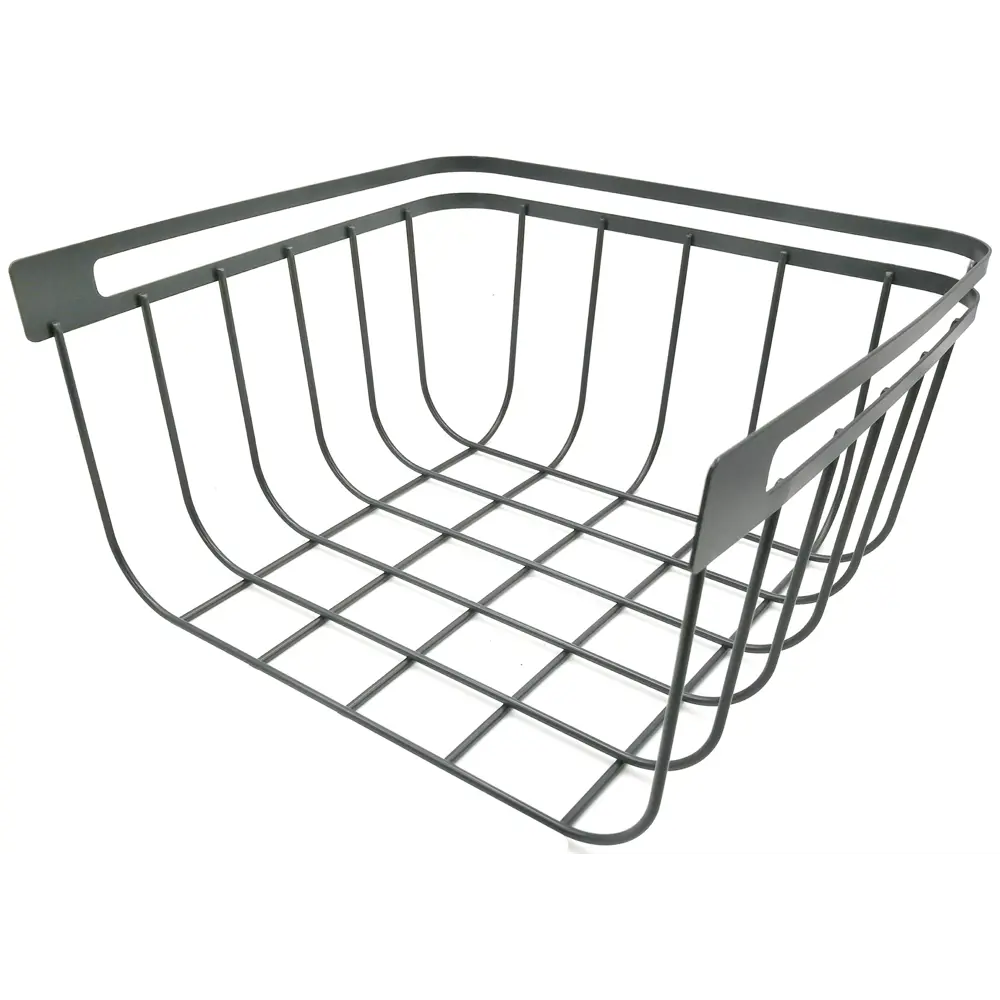 Вставка сетчатая для полки Spaceo KUB Paris 32x17.4x30.8 cм металл цвет черный 82006882 STLM-2067757 - Вид №1