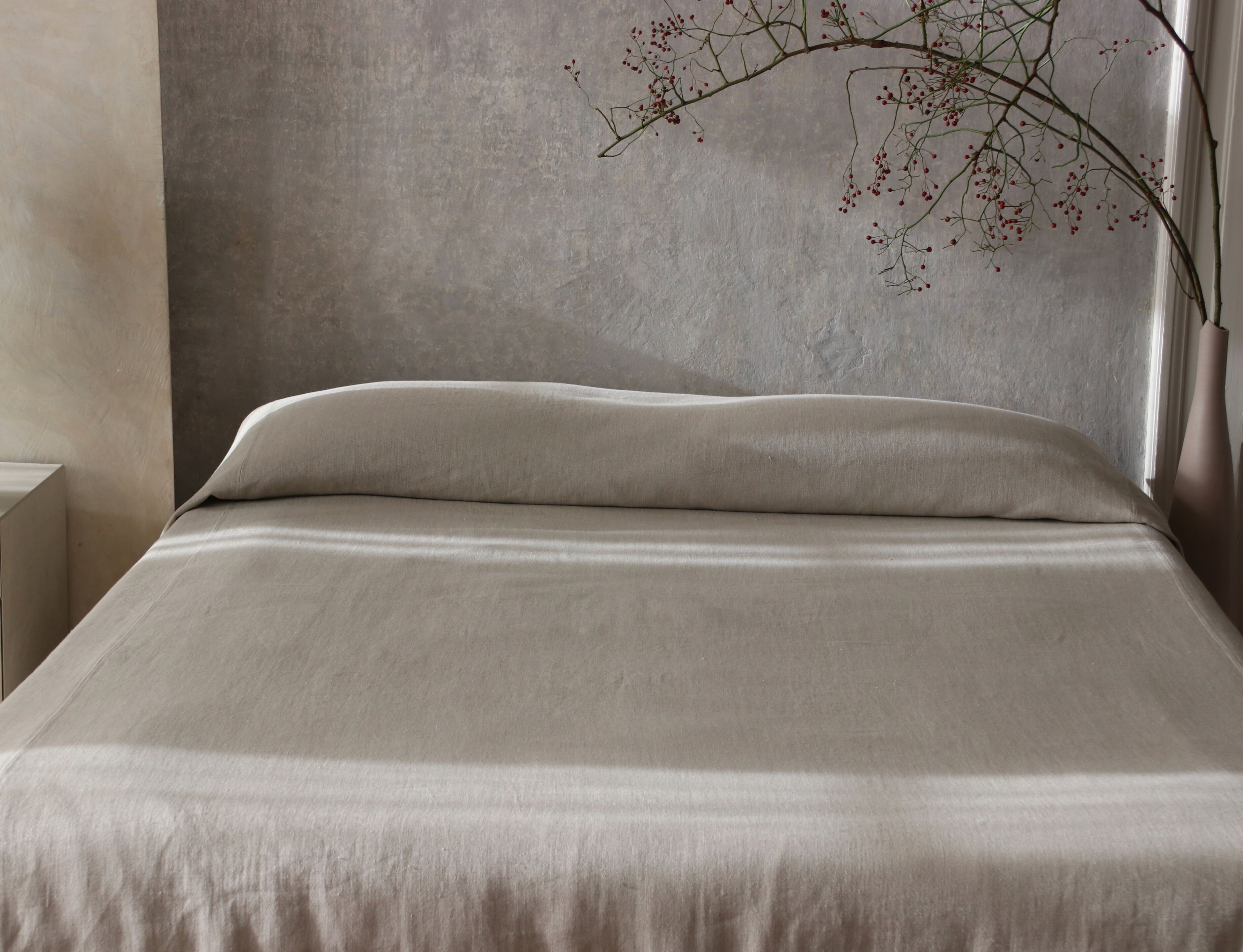 Тяжелое льняное покрывало Once Milano Plain Linen ARCH-00086595 - Вид №1