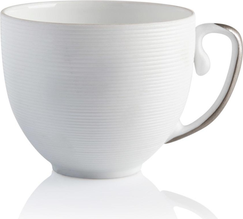 66814 JL Coquet Чашка кофейная 130мл "Хемисфер" (платиновый) Фарфор 