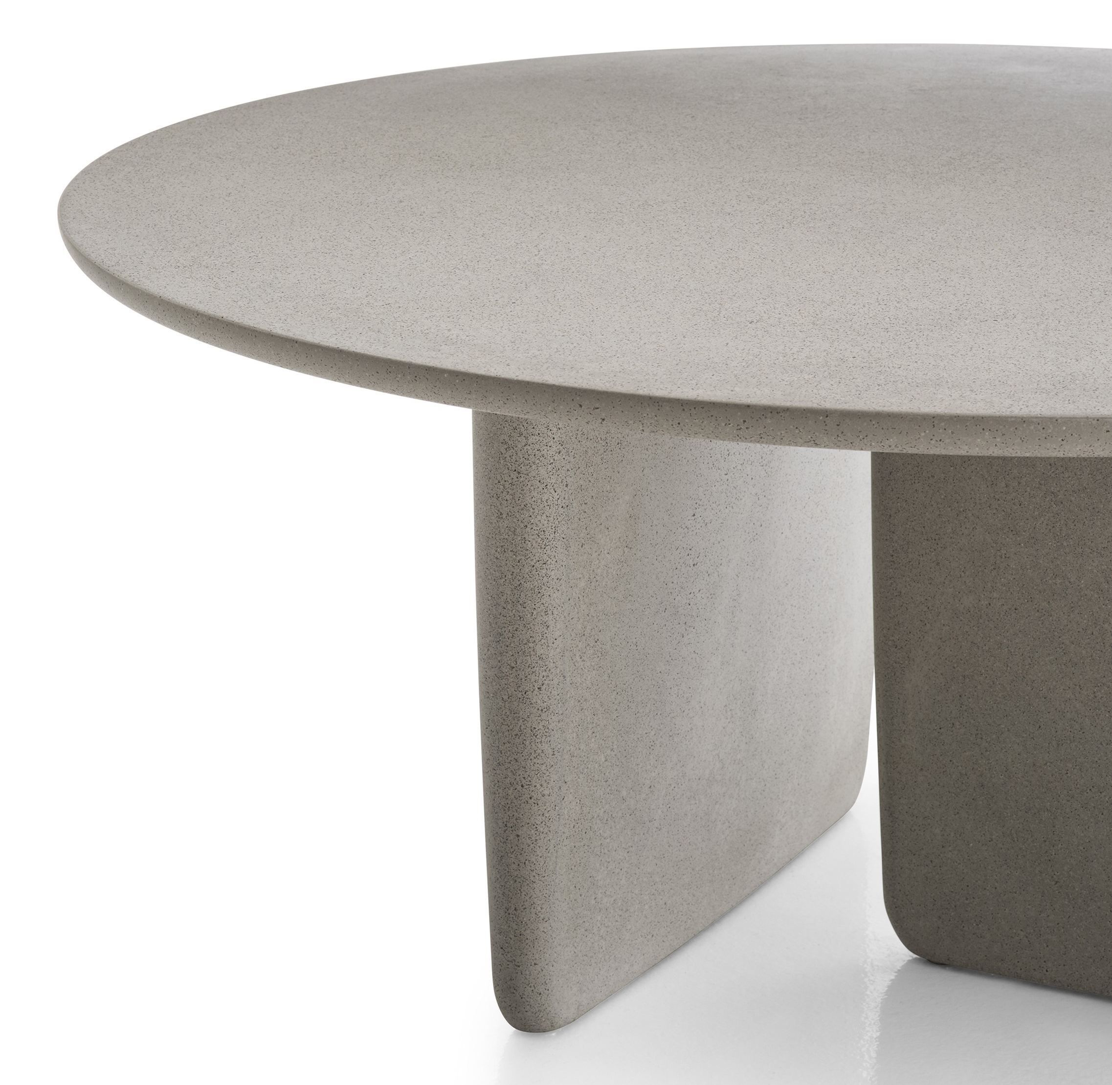 Бетонный круглый садовый стол B&B Italia Outdoor Тоби-Иши ARCH-00003002 - Вид №11