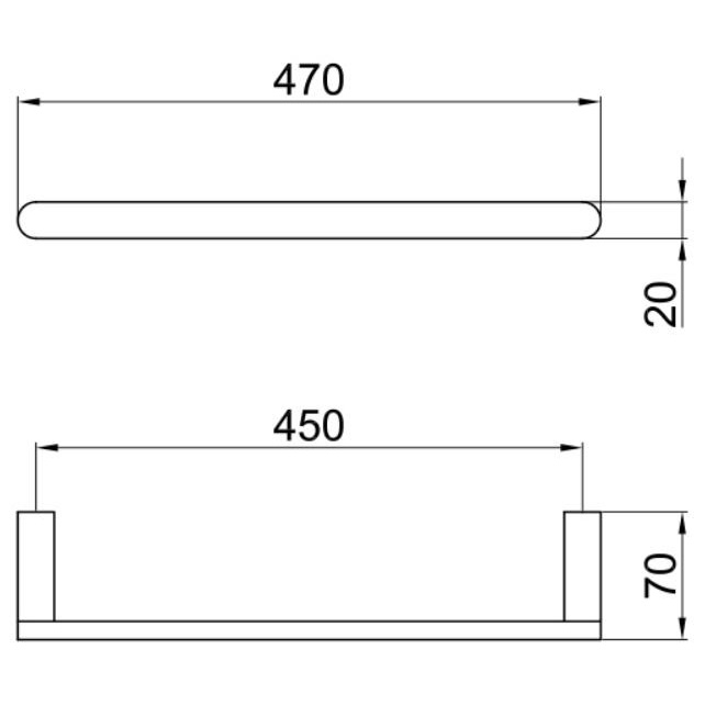 LV500501560 Держатель для полотенец Webert Living - Вид №1