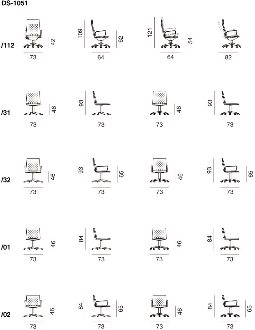 de Sede Офисный стул с подлокотниками sun-id-1402502 - Вид №1
