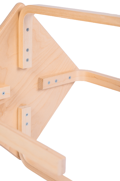 84758350 Табурет квадратный 45x43.5x40 см дерево с водным лаком STLM-0054698 Santreyd  - Вид №6