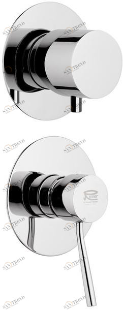 Remer Rubinetterie Смеситель для душа с переключателем Minimal N 95 c