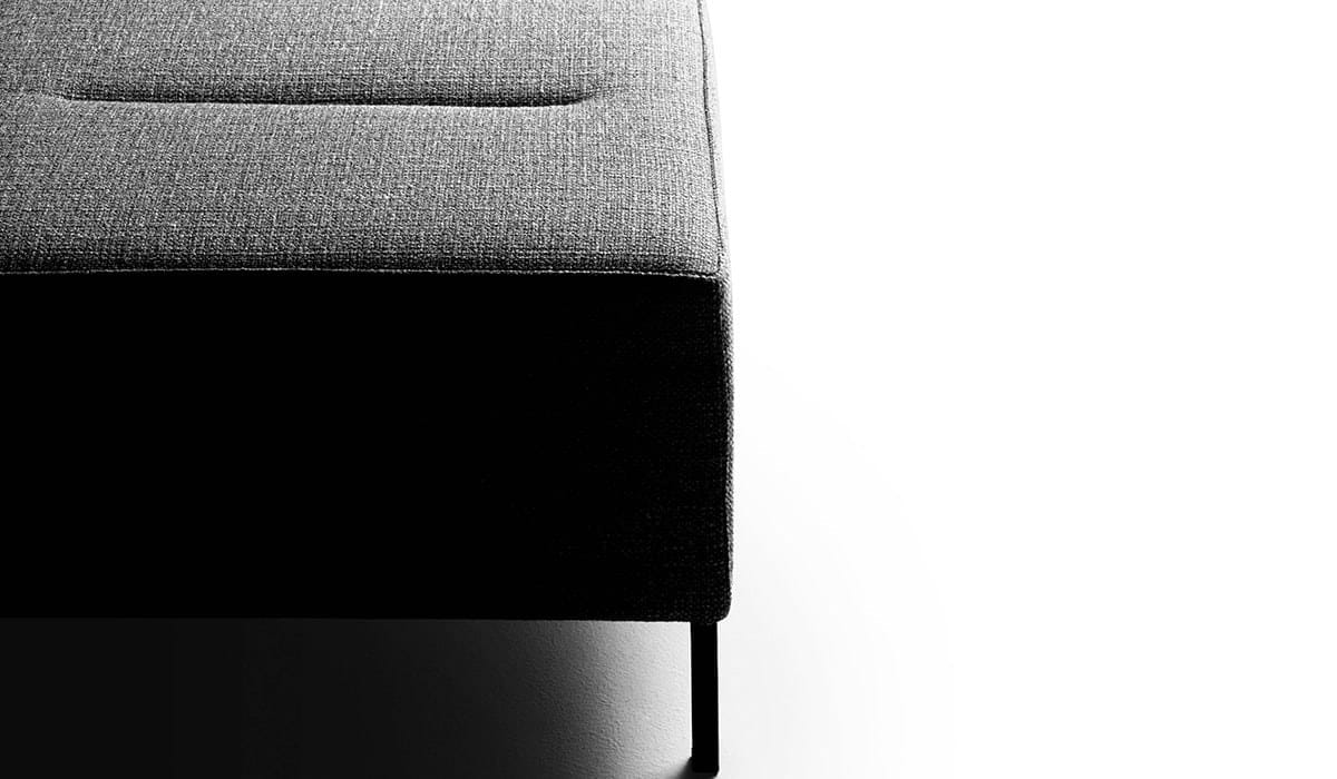 Квадратный пуф из ткани DE PADOVA ARCH-00137352 - Вид №4