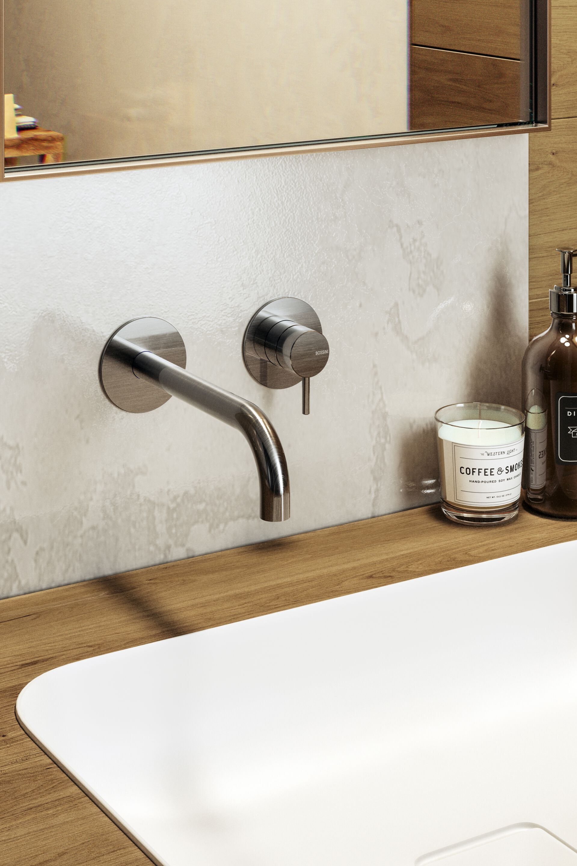 Смеситель для раковины из нержавеющей стали Bossini NOBU-Inox AISI 316L ARCH-00042923 - Вид №1