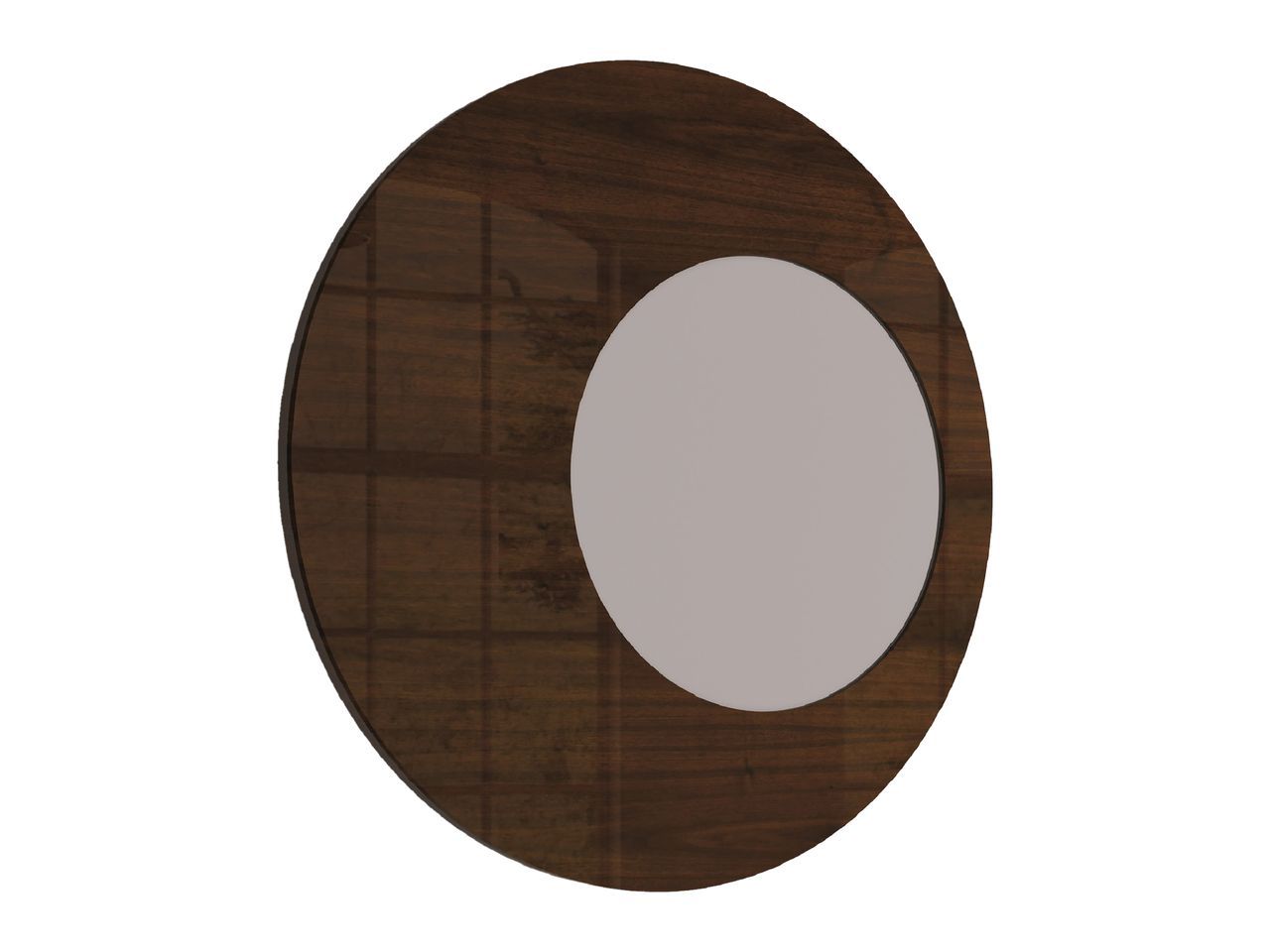 Круглое деревянное зеркало с рамкой Hurtado Evolution ARCH-00148343 - Вид №2