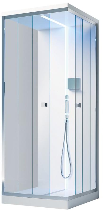 Gruppo Treesse Душевая кабина угловая стеклянная с поддоном Sistema doccia sun-id-1401865 - Вид №2