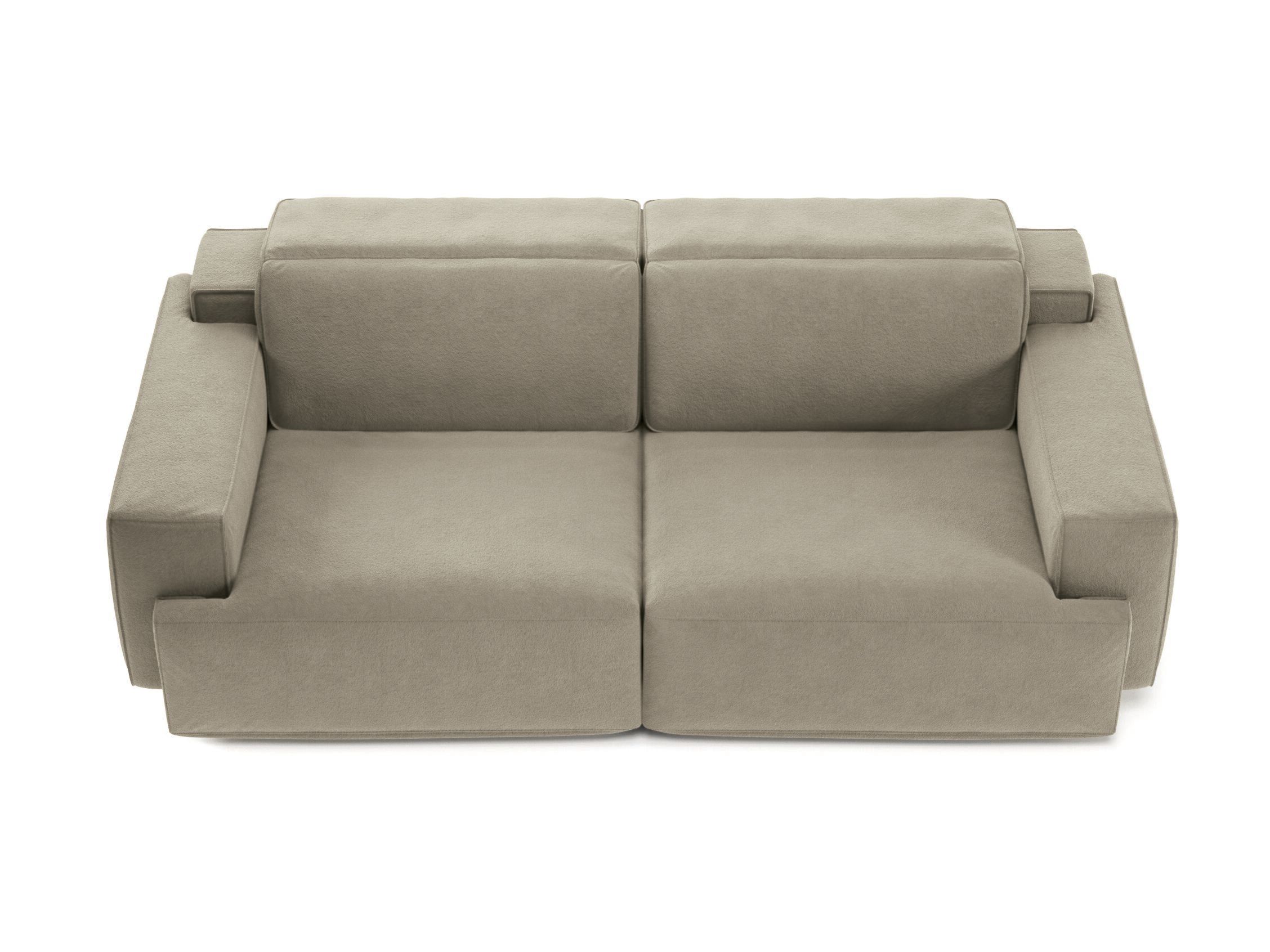 2-местный тканевый диван с откидной спинкой Natuzzi Italia IAGO ARCH-00020346