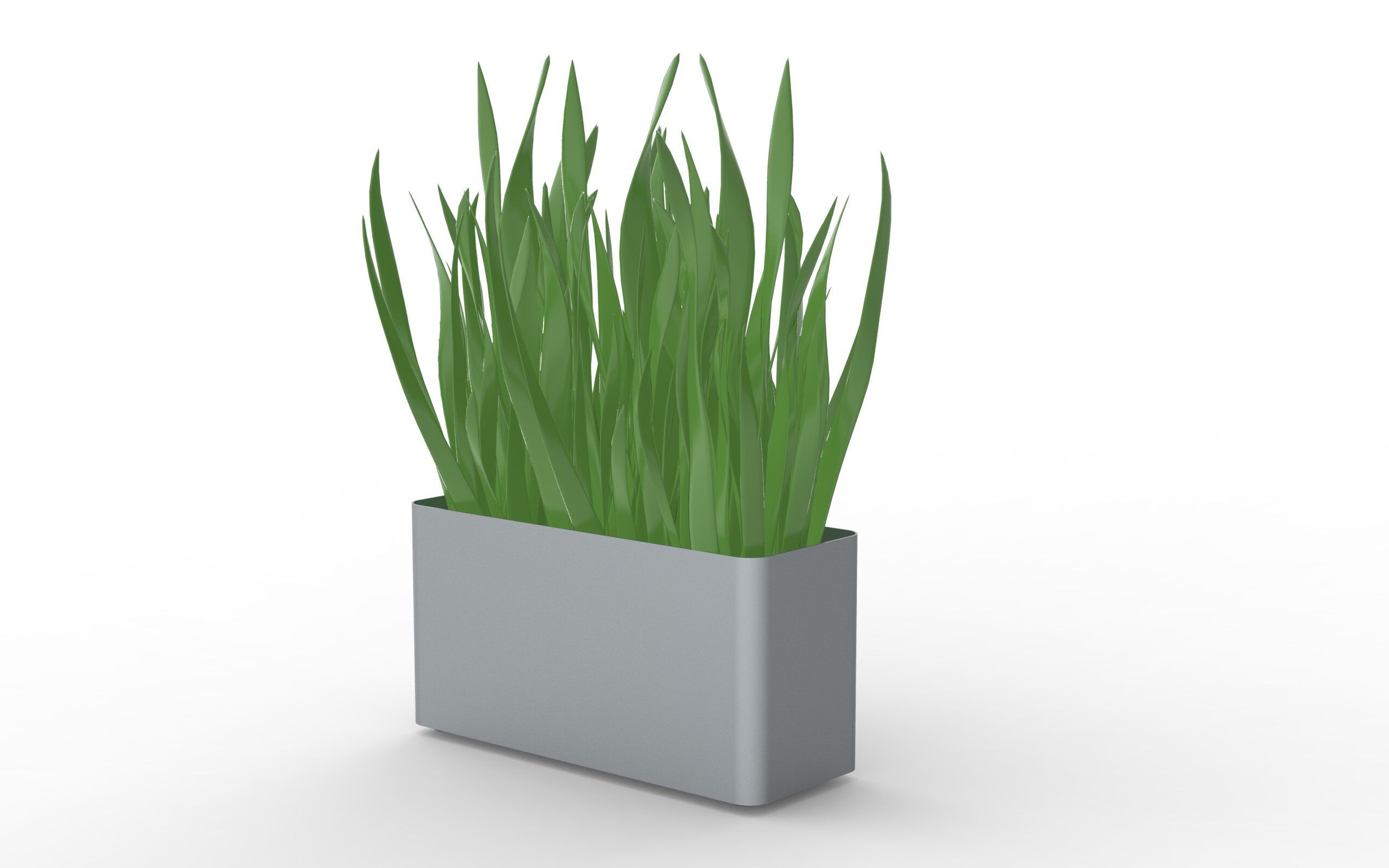 Прямоугольная плантатор из листового металла CITYSì PATTERN ARCH-00023931 - Вид №2