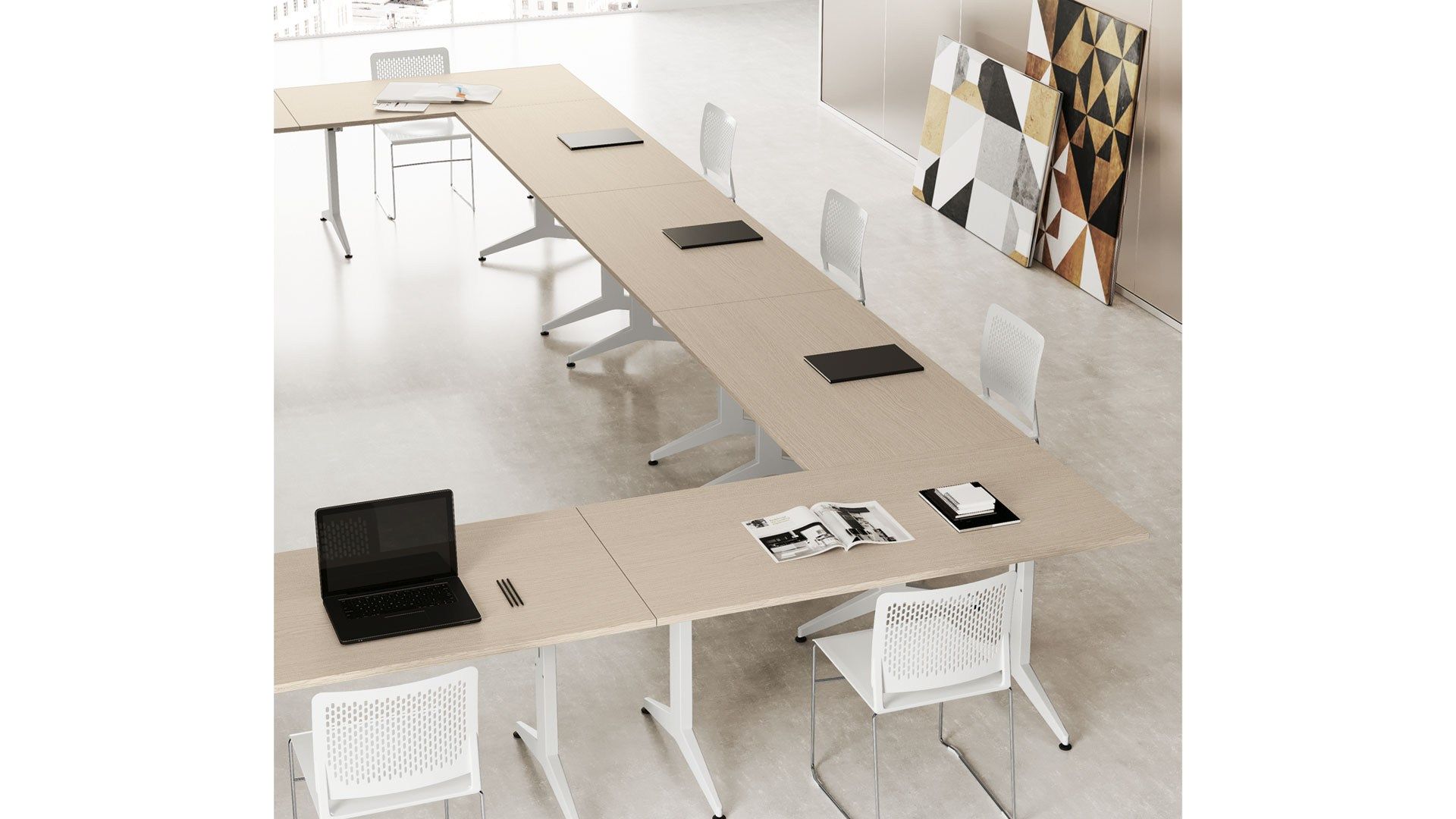 Складной стол с откидным верхом Las Mobili Oyo ARCH-00117517 - Вид №2