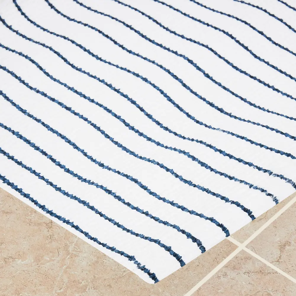 Коврик прикроватный хлопок «Сонный динозаврик» 60x120 см, цвет белый Santreyd STLM-2084718 - Вид №1