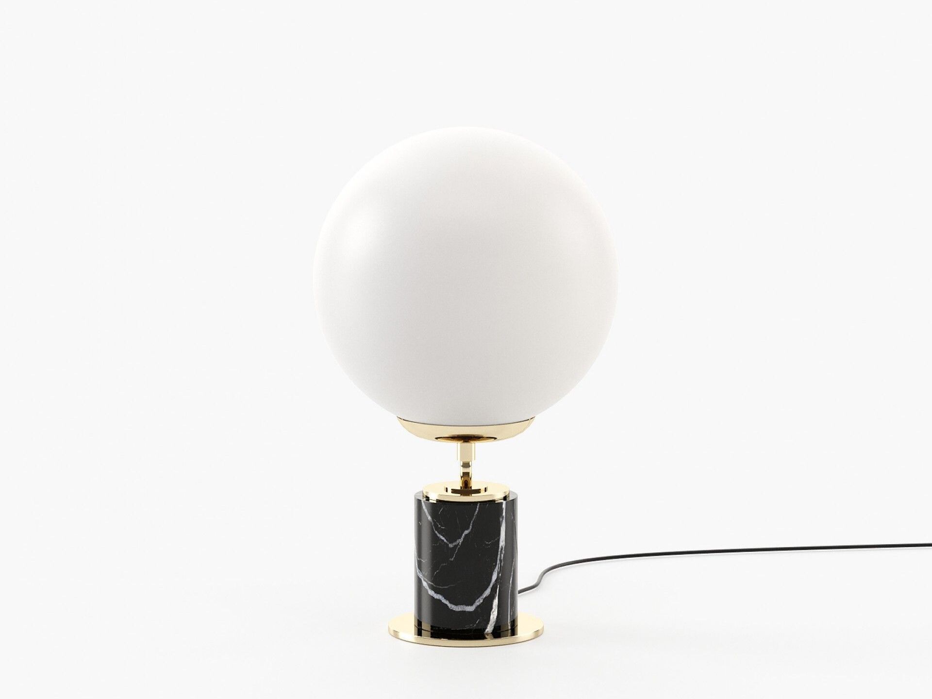 Настольная лампа из черного мрамора Marquina Laskasas ARCH-00007754 - Вид №2