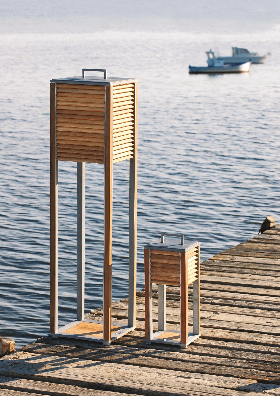 Фонарь из тикового дерева Ethimo имбирь ARCH-00094836 - Вид №2