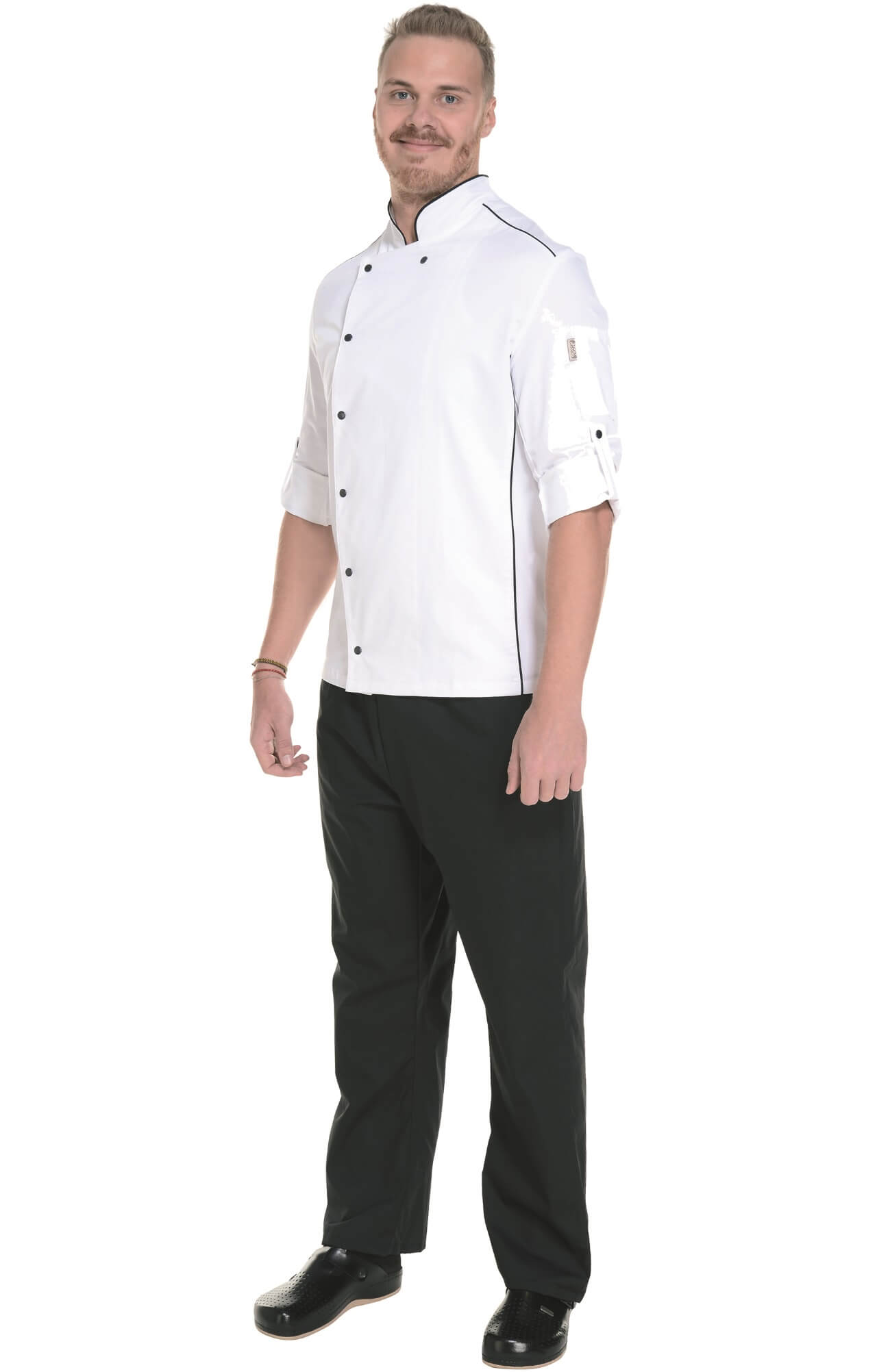 62619 Китель поварской white RICON  Одежда для поваров  размер 58 (XXXXL)  - Вид №3