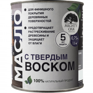 82767812 Масло с твердым воском Mighty Oak цвет арктик 750 мл
