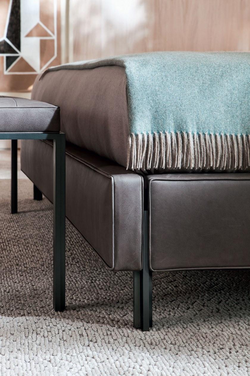 Molteni & C. Двуспальная кровать в коже Anton sun-id-1399449 - Вид №3