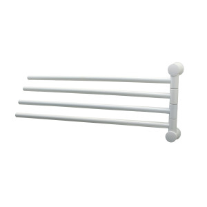 K-1034WHITE Держатель полотенец 4-е рога WasserKRAFT