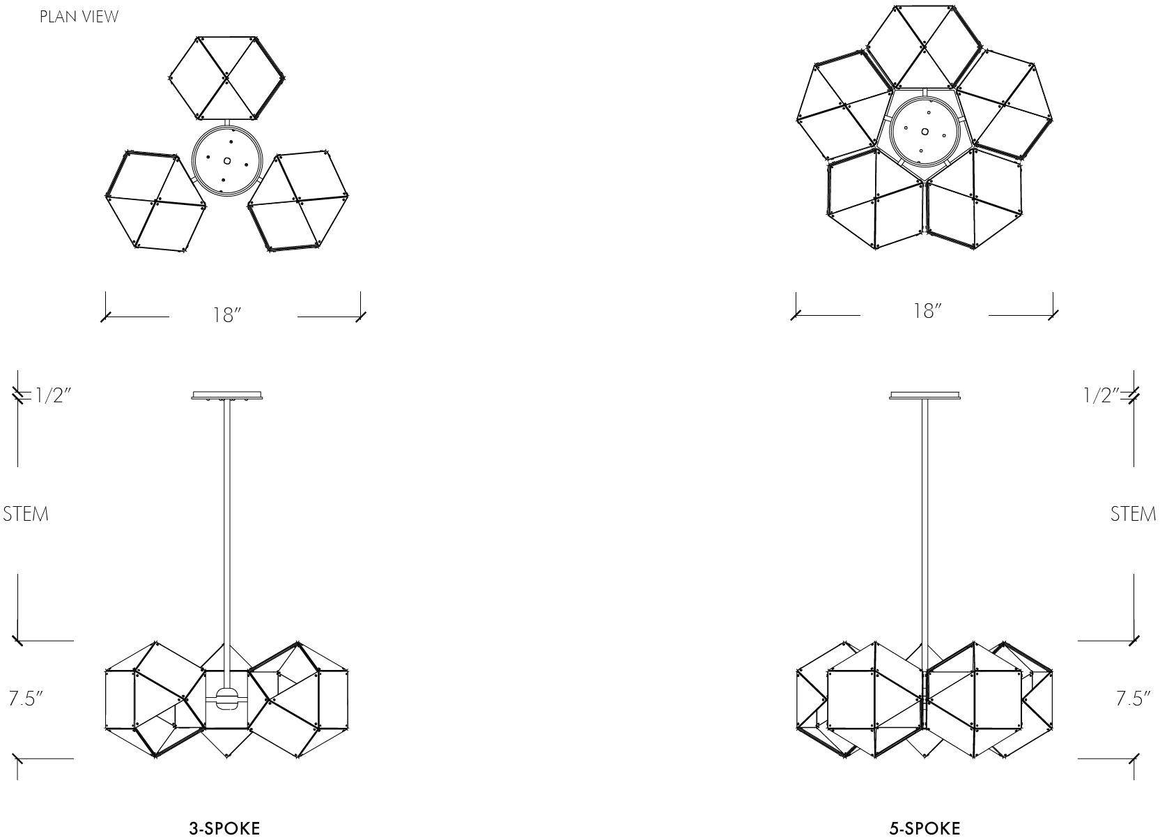 GABRIEL SCOTT Подвесной светильник из металла Welles sun-id-1423680 - Вид №7