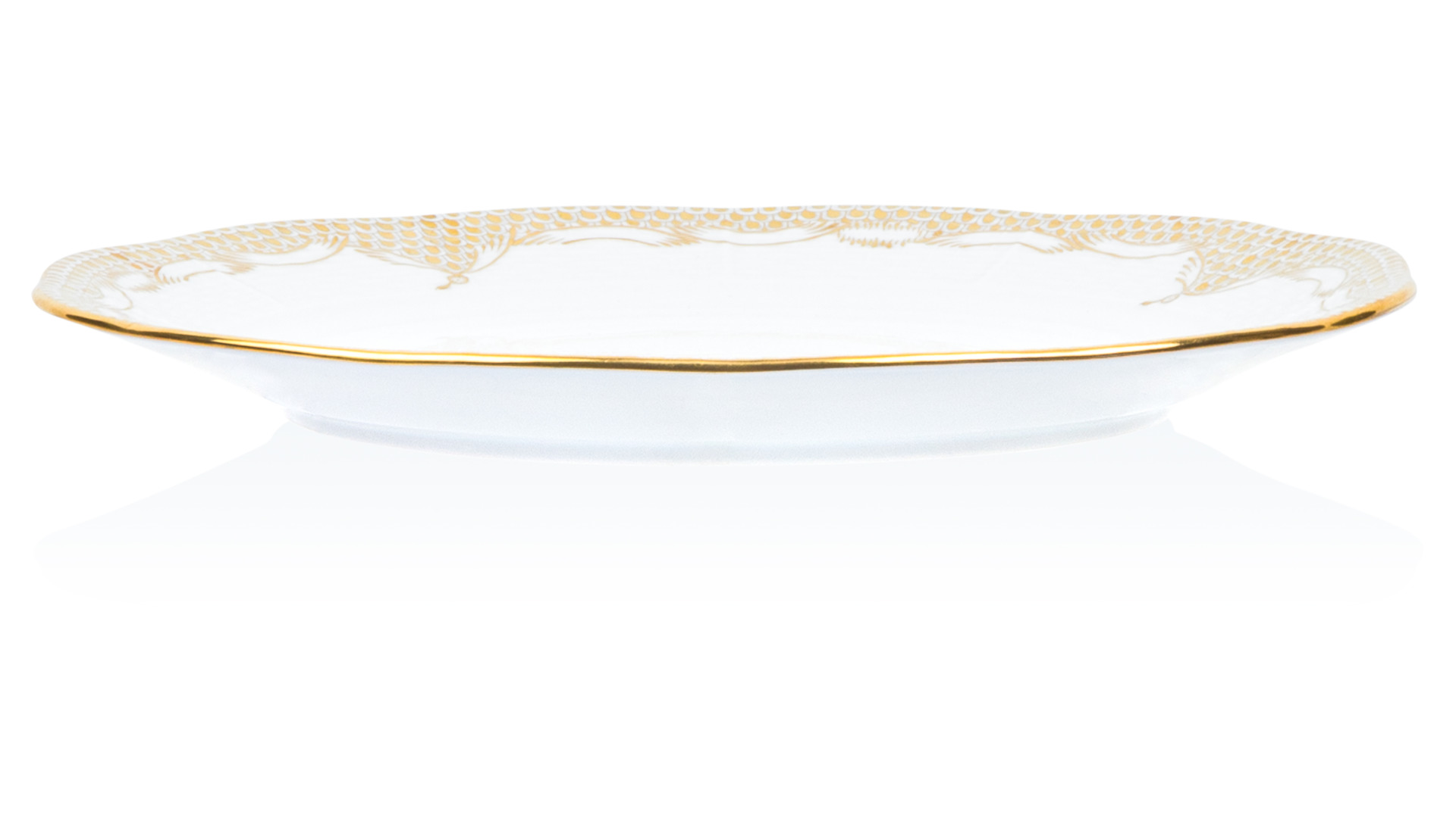 10631176 Herend Набор тарелок 6/18 "Чешуя" (золото) (Mix&Match) Фарфор, Керамика  - Вид №7