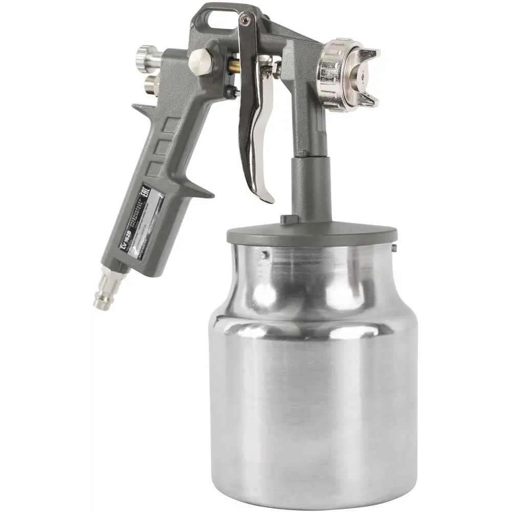Краскораспылитель пневматический Patriot LV 162B LVLP нижний стальной бак 200 л/мин 1 л STLM-2019164 - Вид №2