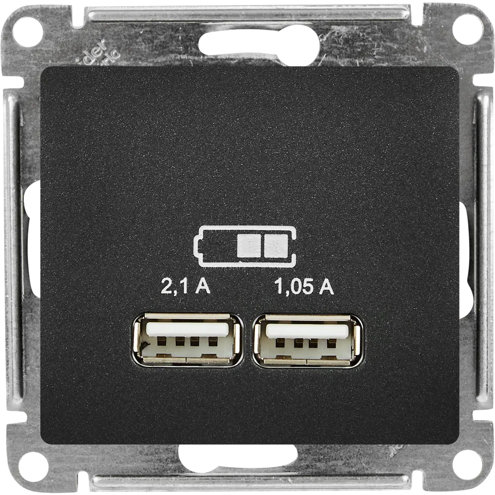 Schneider Electric Glossa — USB-розетка для современного интерьера 86710184