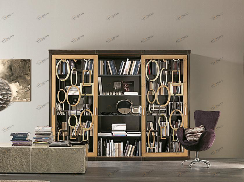 Bizzotto Настенный книжный шкаф из дерева sun-id-1382513