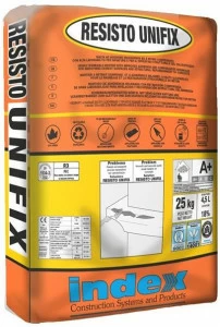 INDEX Строительный тиксотропный мелкозернистый раствор для бетона Resisto