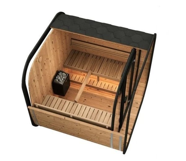 Деревянная сауна на открытом воздухе Saunamo ARCH-00000396 - Вид №1