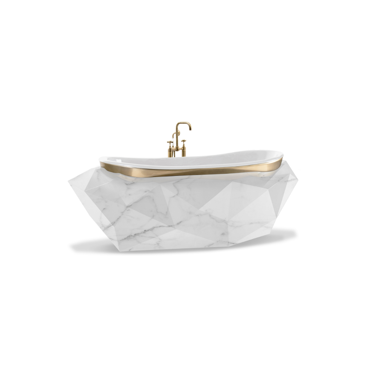 Ванны Diamond White Marble Bathtub Covethouse MAISON VALENTINA 