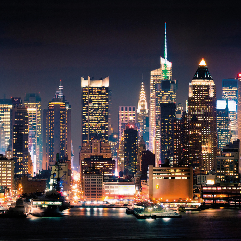 Кухонный фартук АБС Stella Light Город 600*3000*0,75мм STSR-992