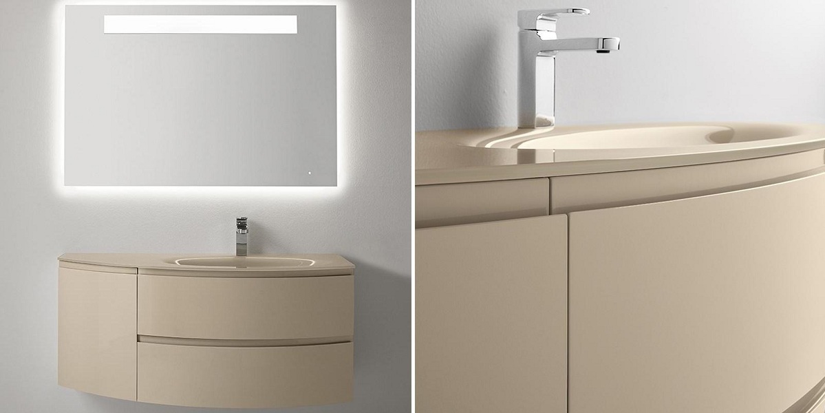 Комплект мебели для ванной комнаты в глянцевой отделке ESPRIT es5 OASIS BATHROOM Master Esprit - Вид №1