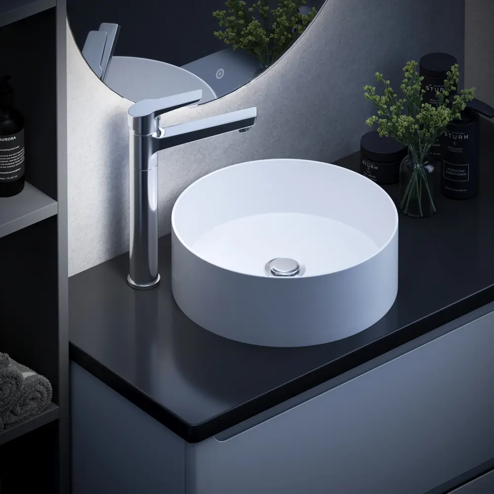 Высокий однорычажный смеситель ESKO Marburg для раковины 89409221 STLM-1570529 - Вид №2