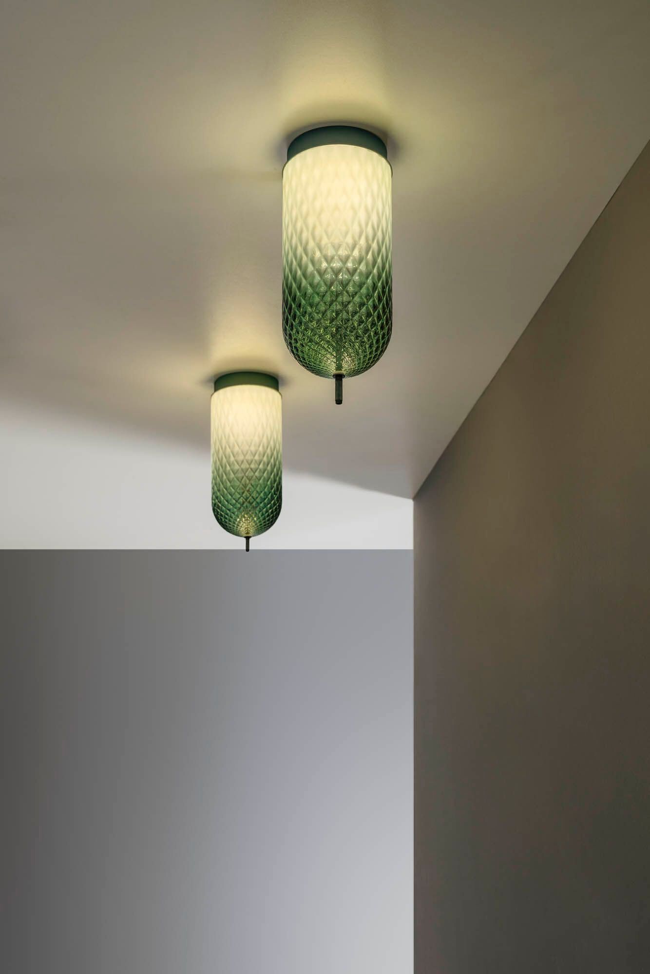 Потолочный светильник ручной работы из дутого стекла Olev Curuba ARCH-00010732 - Вид №2