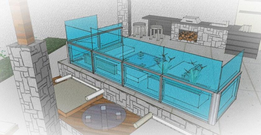 GM MORANDO Экран для дехора из алюминия и стекла Bellavista system sun-id-1461949 - Вид №25
