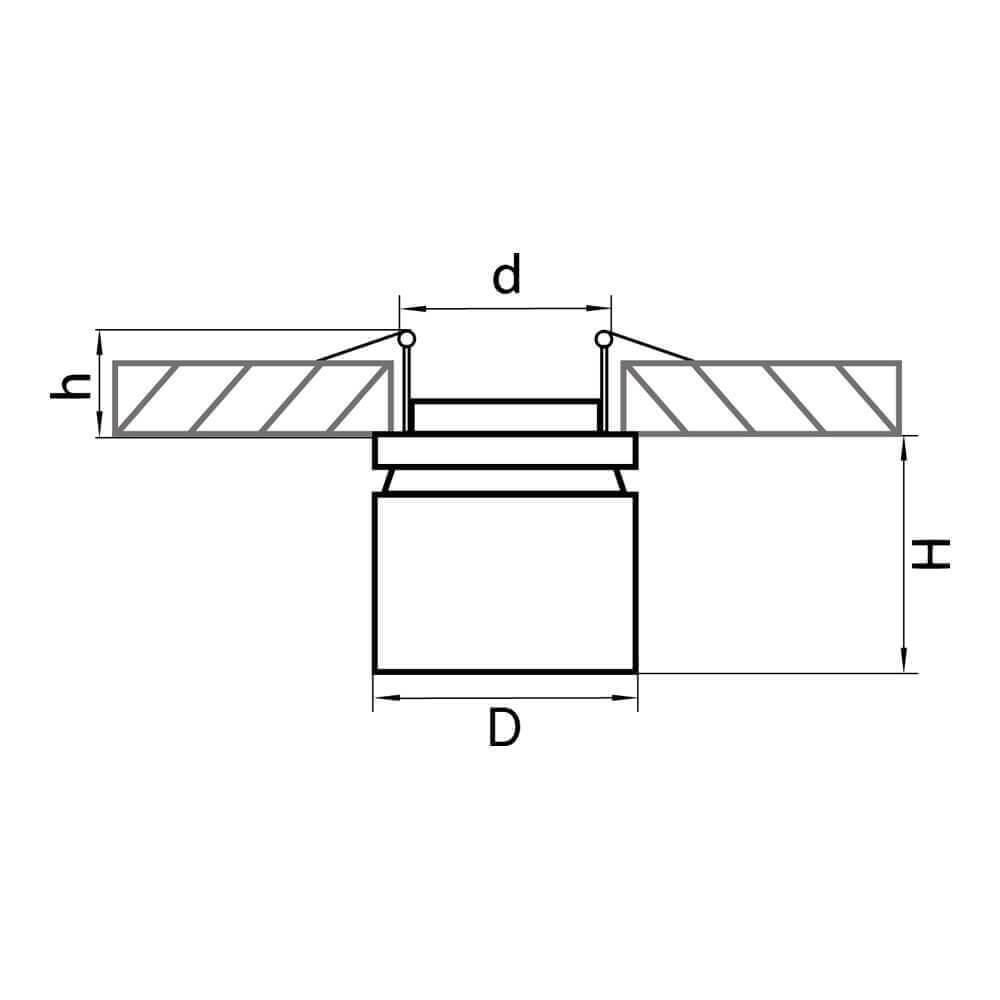 Встраиваемый спот серый Lightstar Forte Inca 213829 LIGHTSTAR FORTE INCA 00-3923626 Серый  - Вид №1