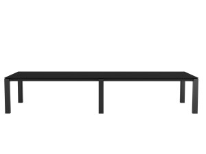 Прямоугольный стол для совещаний из алюминия и дерева