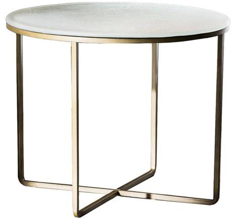 Sovet italia Круглый стеклянный журнальный столик Piktor sun-id-1415933 - Вид №1