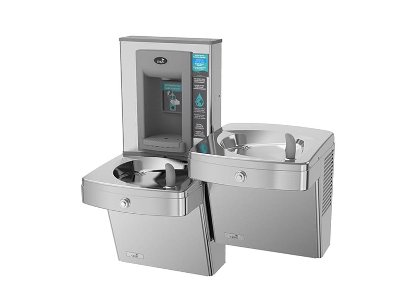 Бесконтактный диспенсер для воды с питьевым фонтаном OASIS International VersaFiller ARCH-00056112 - Вид №1