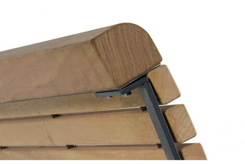 Euroform W Скамья из дерева с подлокотниками со спинкой Comfort 345, 346, 347 - Вид №4