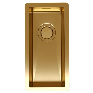 91922160 Мойка для кухни Reflexion Como RX2022GD 44x22 см глубина чаши 11.50 см нержавеющая сталь цвет золото STLM-1404395