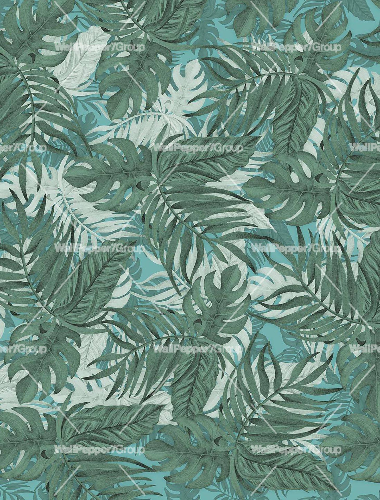 Тропические обои ПВХ бесплатно, ЭКО, моющиеся WallPepper окружающая среда ARCH-00008855 - Вид №1