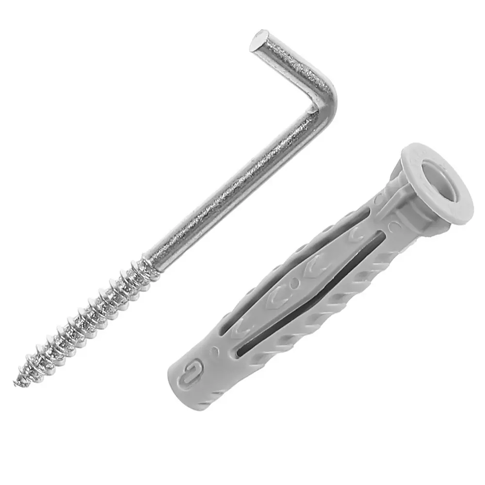 Дюбель-шуруп Standers 10x60 мм, L-образный крюк, 1 шт. 81944766 STLM-2095774 